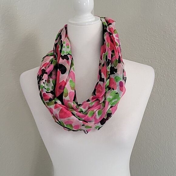 Lot of 3 figure 8 infinity scarves soft one size - Picture 2 of 6